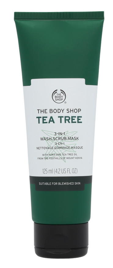 The Body Shop Masque exfoliant 3 en 1 à l'arbre à thé 125 ml