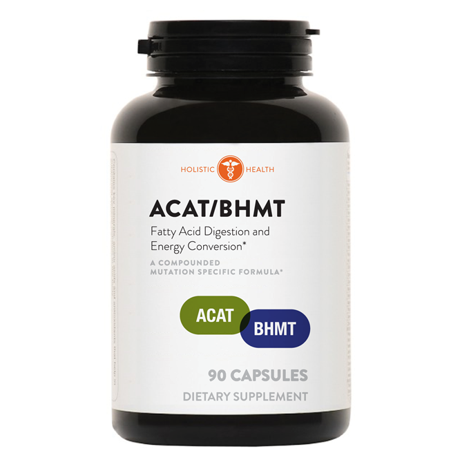 Holistic Health ACAT / BHMT - Conversion d'énergie pour la digestion des acides gras 90 gélules