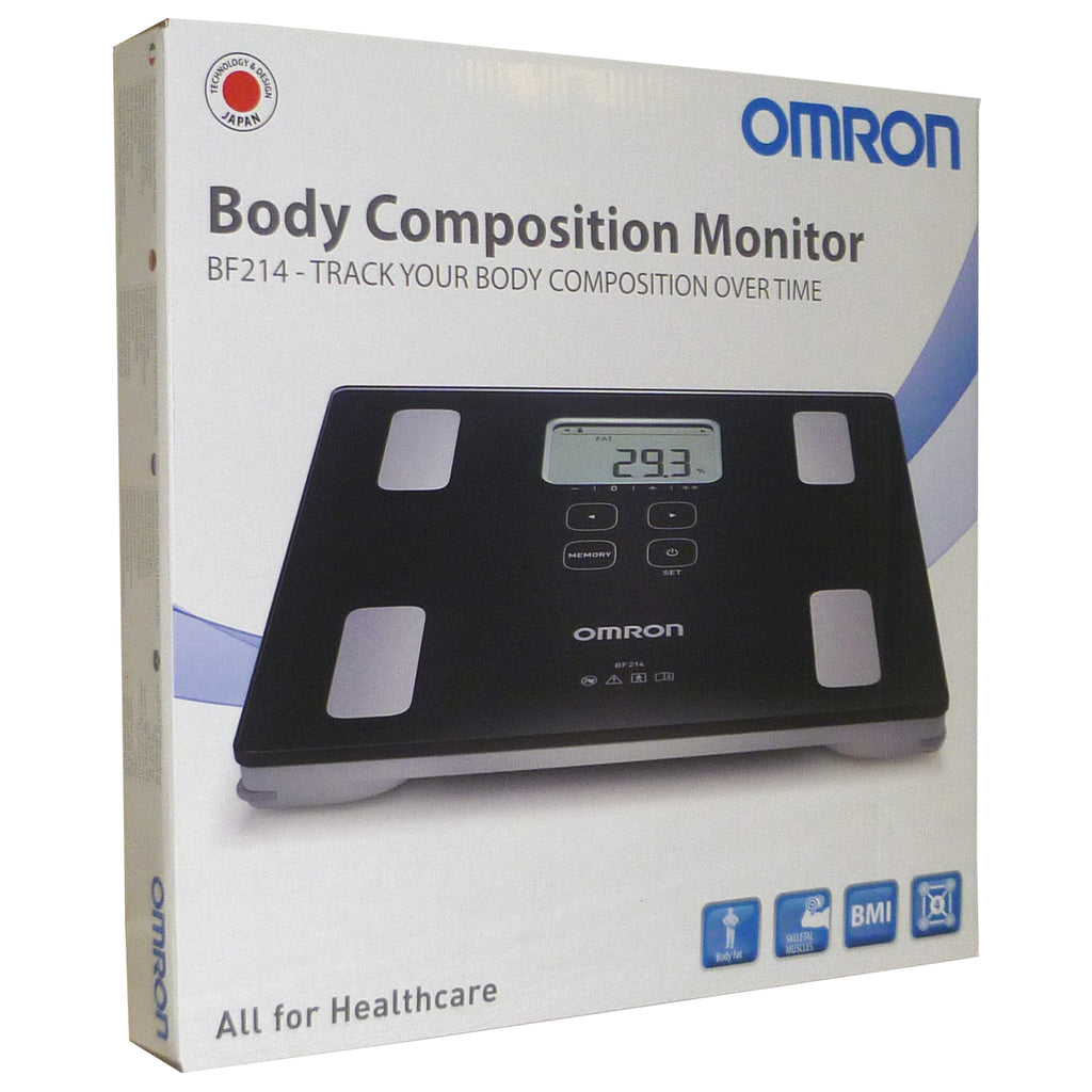 Omron HBF-214-EBW | Monitor de composición corporal | Gordo S