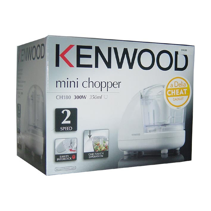 Mini-hachoir Kenwood | 300w | 2 vitesses | lame en acier inoxydable | quoi