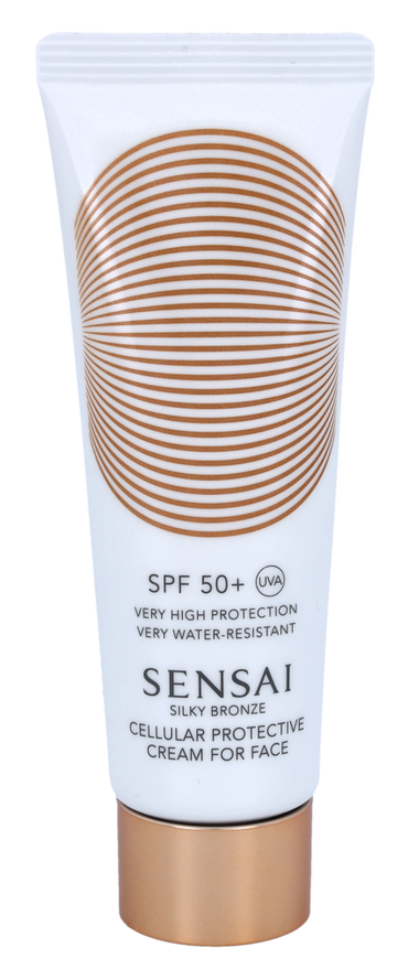 Sensai Crema Facial Protectora Celular Silky Bronze SPF50+ 50 ml