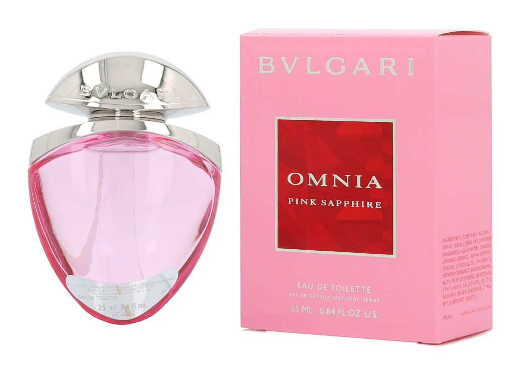 Bvlgari Omnia Zafiro Rosa Edt Spray 25 ml