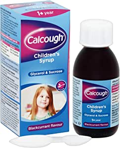 CalCough Kindersirup, Geschmacksrichtung Schwarze Johannisbeere 1+, 125 ml