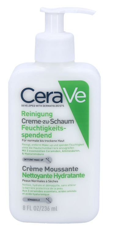 CeraVe Hydrating Cream-To-Foam Cleanser 236 ml