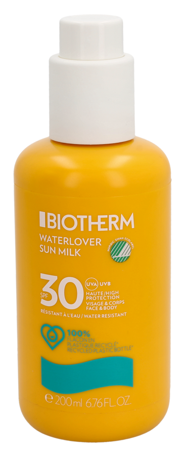 Biotherm Waterlover Lait Solaire avec Pompe SPF30 200 ml