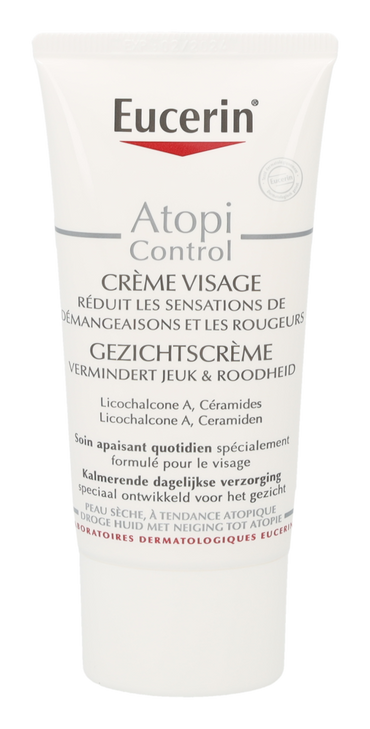 Eucerin AtopiControl Crème Visage Apaisante 50 ml