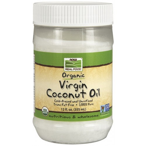NOW Foods, Virgin Coconut Cooking Oil Organic, 355 ml. 