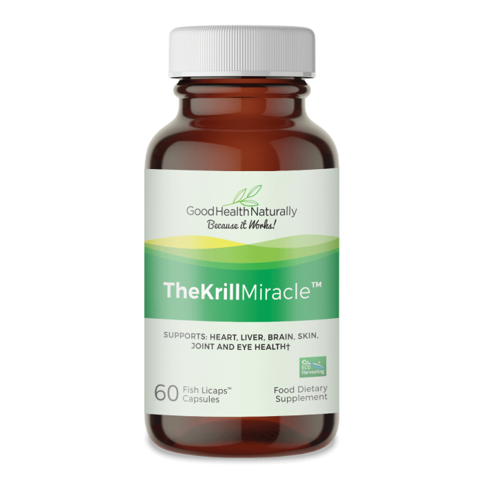 The Krill Miracle - 60 Licaps Capsules