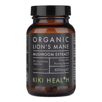 Kiki Health LION’S MANE EXTRACT, Organic – 60 Vegicaps