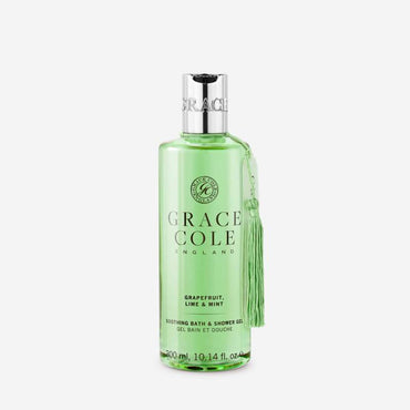 Gel douche et bain pamplemousse, citron vert et menthe Grace Cole 300 ml