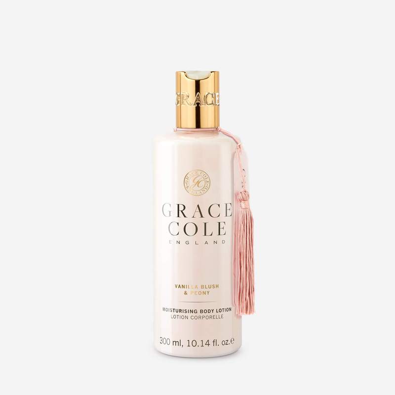 Grace Cole vanille blush & pioenroos hand- en bodylotion 300 ml