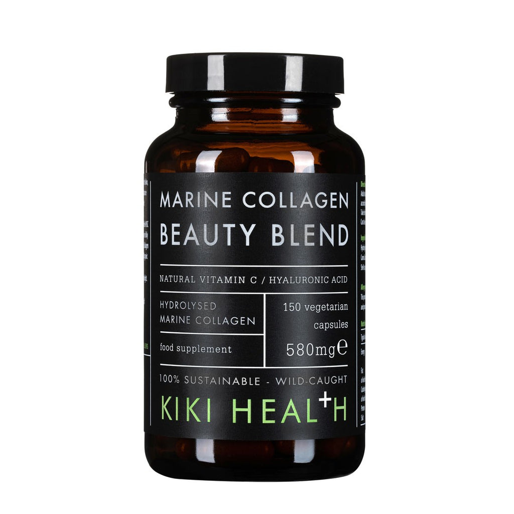 Kiki health コラーゲン ビューティー ブレンド、マリン – 150 ベジカプセル