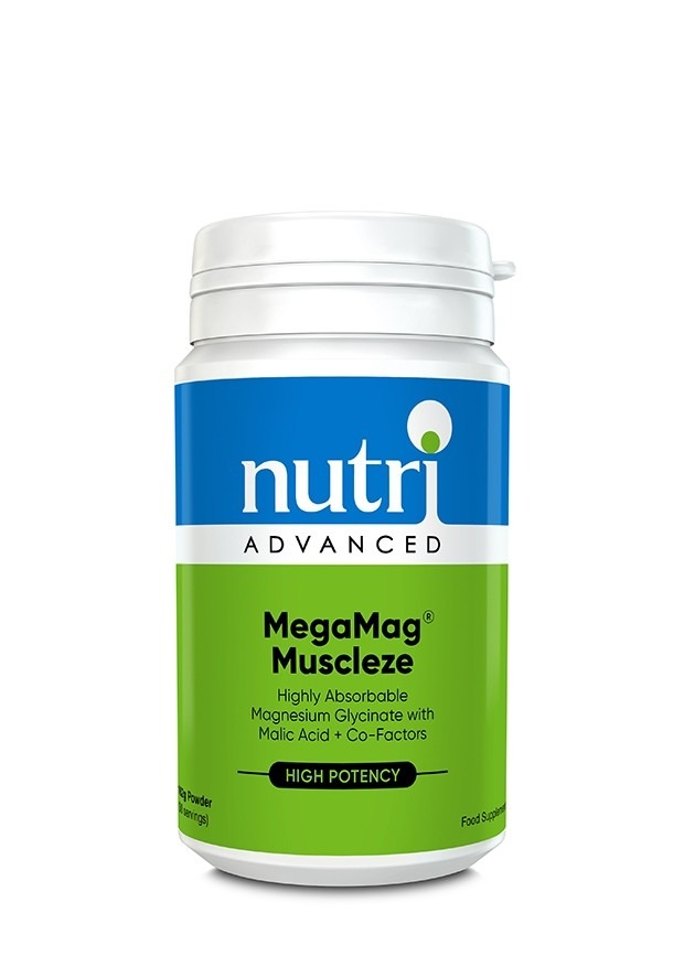 Nutri Advanced MegaMag® Muscleze Glycinate de magnésium 162 g en poudre