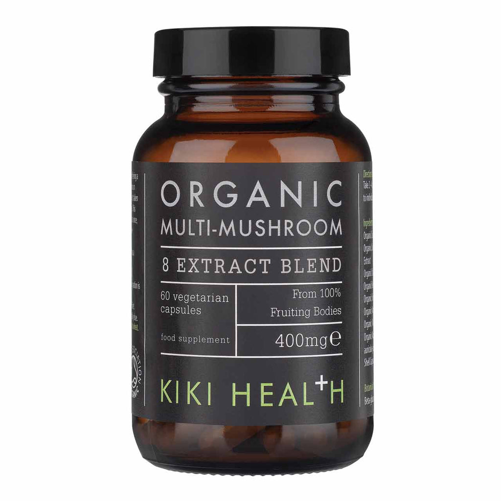 Amestec de ciuperci Kiki Health, organic – 60 de capsule vegetale