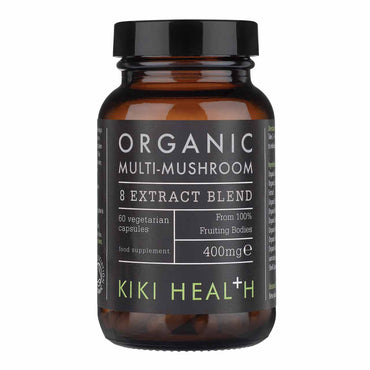 Mistura multicogumelos Kiki Health, orgânico - 60 cápsulas vegetais