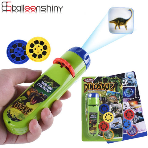 Balleenshiny rompecabezas de interacción entre padres e hijos educación temprana juguete luminoso Animal dinosaurio niño diapositiva proyector lámpara juguetes para niños