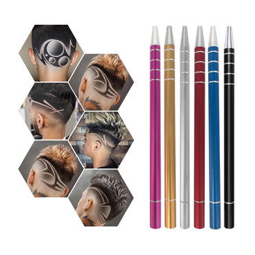 Professional 1Pcs Hairstyle Engraved Pen+10Pcs Blades Hair Styling Hair Trimmers Eyebrows Shaving Salon DIY Hairstyle Fashion