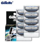 Quality 8pcs/lot Men's Safety Razor Blades Face care Shaving blades Manual shaving Cassette for gillette mach 3