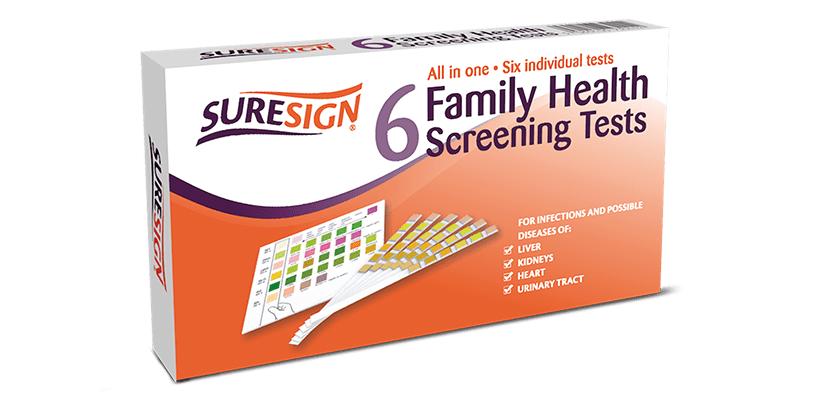 Kits de detección de salud familiar Sure Sign 