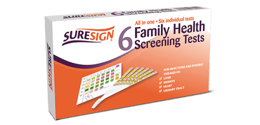 Kits de detección de salud familiar Sure Sign 
