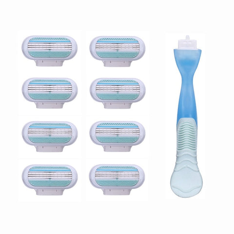 New Beauty Safety Razor Blade Shaving Blades Female Sharpener 3 Layer Woman Razor Blades Head Suitable for Venus Face care