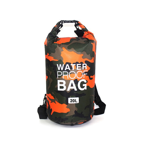 Waterproof Swimming Bag Dry Sack Camouflage Colors Fishing Boating Kayaking Storage Drifting Rafting Bag 2L 5L 10L 15L 20L 30L