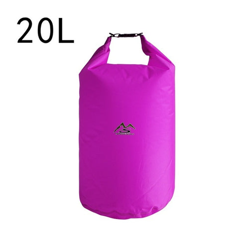 Bolsa impermeable de gran capacidad 5L10L20L40L70L, bolsa seca para acampar, natación deriva, Rafting, kayak, río, Trekking