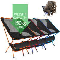 Ultralight Folding Camping Chair Fishing BBQ Hiking Chair Fishing Picnic Chair Outdoor Tools Travel Foldable Beach Seat Chair