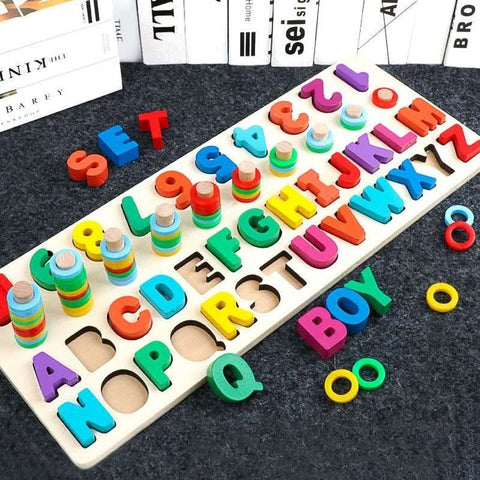 Juguetes Educativos Montessori de madera para niños, tablero de juego de Color con forma infantil para aprendizaje temprano, regalo para niños de 3 años