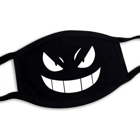 Máscara de algodón de dibujos animados fiesta festiva respirador mufla mascarillas faciales antipolvo protección bucal Respira purga máscara de Halloween lavable