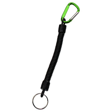 THEKUAI الصيد الحبل الربيع حبل الصيد المسار أدوات الصيد حبل الصيد مع حلقة تسلق التخييم قفل آمن 1 قطعة
