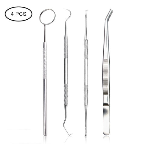 Dental Mirror Sickle  Tartar Scaler Teeth Pick Spatula Dental Laboratory Equipment Dentist Gift Oral Care Tooth Cleaning Tools