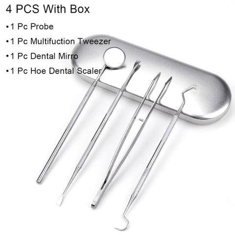 Dental Mirror Sickle  Tartar Scaler Teeth Pick Spatula Dental Laboratory Equipment Dentist Gift Oral Care Tooth Cleaning Tools