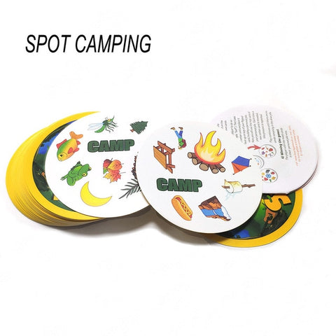 70mm spot board games mini style for kids like it classic education card game English version home party fun