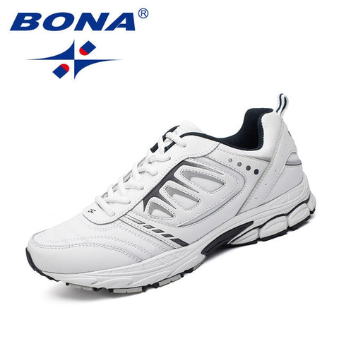 BONA nouveau Style hommes chaussures de course en plein air Jogging Trekking baskets à lacets chaussures de sport confortable léger doux livraison gratuite