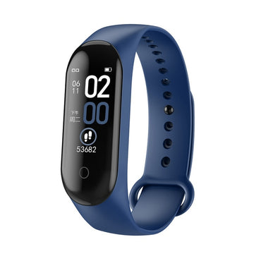 2020 Sport Laufen Schrittzähler M4 Smart Armband Herzfrequenz wasserdicht Touchscreen Bluetooth Fitness Tracker Schrittzähler