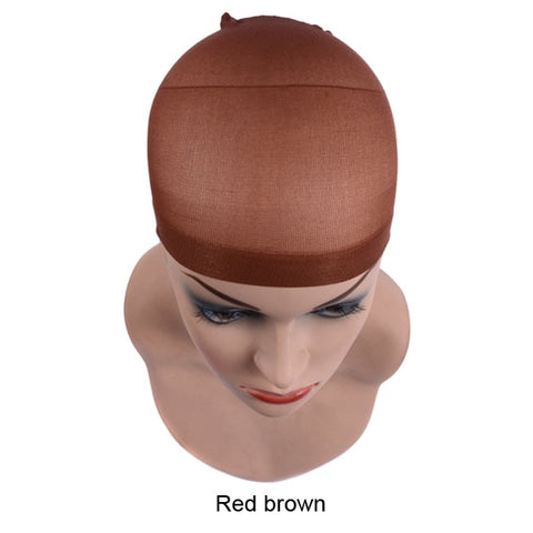 Filet à cheveux pour tissage de filets à perruque, 2 pièces/pack, bonnet de perruque en maille extensible pour la fabrication de perruques, taille libre
