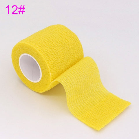 Coyoco coloré sport auto-adhésif élastique bandage enveloppement bande 4.5 m élastoplast pour genouillères support doigt cheville paume épaule