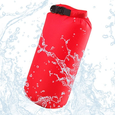 bolsa seca impermeable portátil de nailon de 8L para canotaje, kayak, pesca, Rafting, natación, Camping, Rafting, SUP, snowboard
