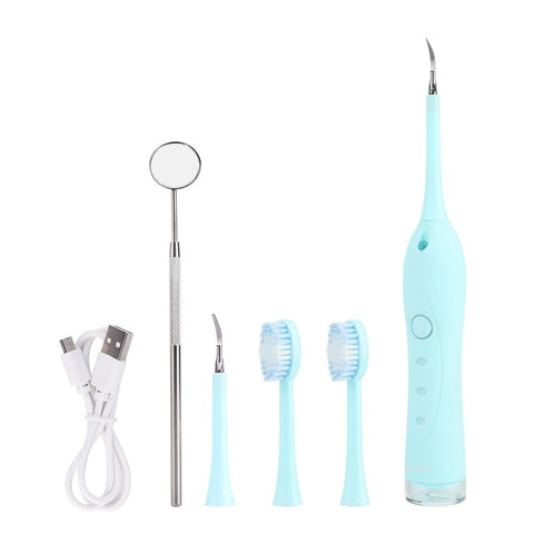 Removedor de cálculo eléctrico, limpieza blanqueadora de dientes, raspador de sarro Dental, pulidor de dientes, borrador de manchas, vibración de alta frecuencia 38