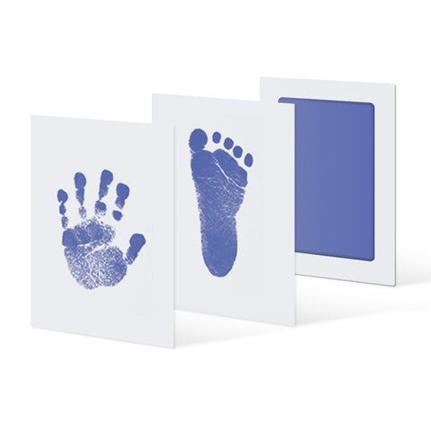 Kit de impresión manual no tóxica para el cuidado del bebé, 6 colores, Impresión de huella, recuerdos para bebés, cojín para bebé recién nacido, huella de tinta, juguete infantil
