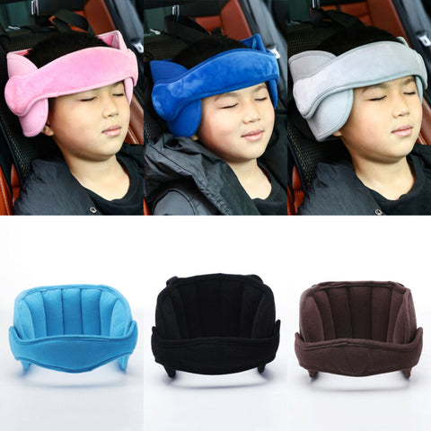 Nuevo Asiento de coche ajustable para bebés y niños, soporte para la cabeza, almohada fija para dormir, protección del cuello, parque de juegos de seguridad, reposacabezas
