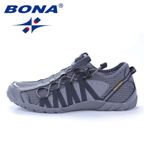 BONA, nuevo estilo Popular, zapatos para correr para hombre, zapatos atléticos con cordones, zapatillas para correr al aire libre, cómodas, rápidas, envío gratis