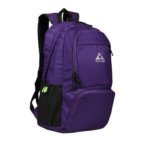 PLAYKING-mochila plegable impermeable para viajes al aire libre, bolso ligero plegable, deporte, senderismo, gimnasio, camping, trekking