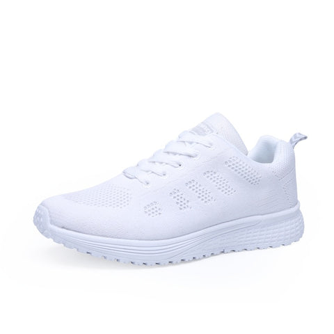 Women Casual Sport Shoes Fashion Men Running Shoes Weave Air Mesh Sneakers Black White Non Slip Footwear Breathable Jogging