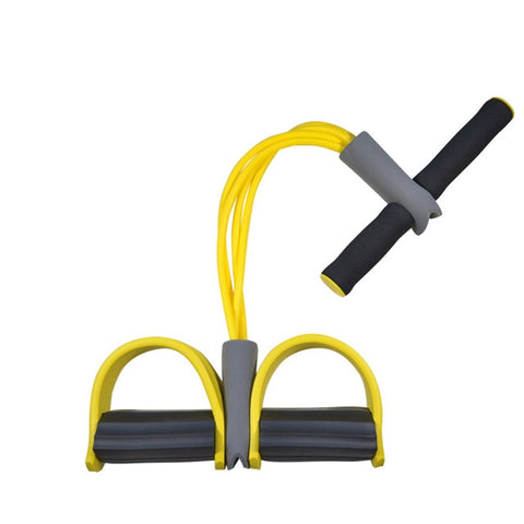 Fitness Gum 4 bandas de resistencia de tubo, ejercitador de Pedal de látex, cuerda de tracción para abdominales, bandas elásticas expansoras, equipo de Yoga, entrenamiento de Pilates