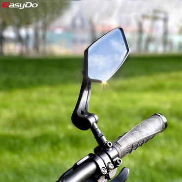 Easydo specchietto retrovisore per bicicletta, specchietto retrovisore per bicicletta, ampio raggio, specchietti regolabili sinistro/destro