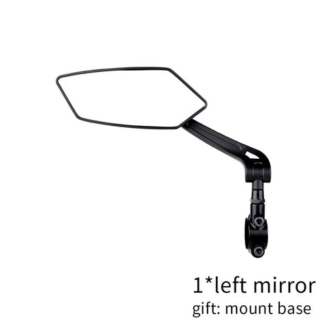EasyDo Bicycle Rear View Mirror Bike Cycling Wide Range Back Sight Reflector Adjustable Left Right Mirrors