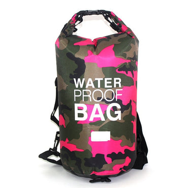 Sac de Camouflage en plein air, sac sec Portable de plongée en Rafting, sac de rangement étanche en PVC pliable pour natation et Trekking en rivière