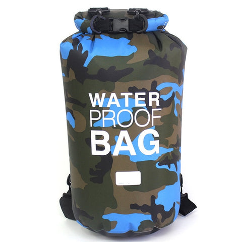 Sac de Camouflage en plein air, sac sec Portable de plongée en Rafting, sac de rangement étanche en PVC pliable pour natation et Trekking en rivière